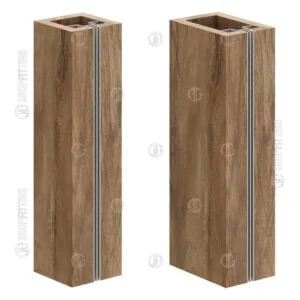 ALM 7A1 ALUMINIUM PANEL PROFILE – WOOD – SQUARE