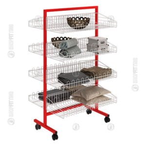 PROMOTION CAGE DUMP BIN, GRIDWALL DISPLAY STANDS