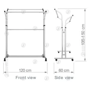 KL 27 HEIGHT ADJUSTABLE SINGLE DISPLAY STAND 8