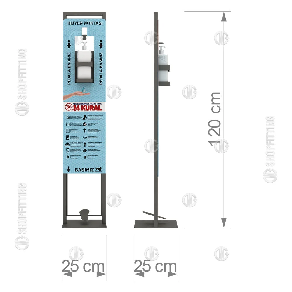 ROTA S110 HAND SANITIZER DISPENSER STATION 4