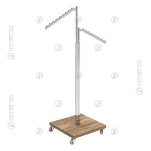 ROTA S52 DUAL BAR WOOD DISPLAY STAND