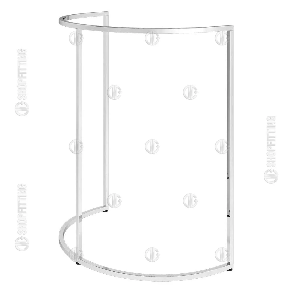 ROTA S75 C HALF ROUND CLOTHING DISPLAY STAND