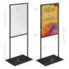TD 172 DOUBLE-SIDED ADVERTISING POSTER DISPLAY STAND