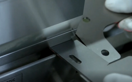 Press Brake Bending machine in operation