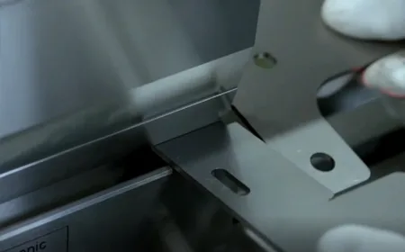 Press Brake Bending machine in operation