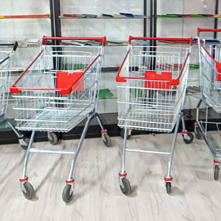Metal shopping carts - wholesale manufacturing for supermarkets and retail chains